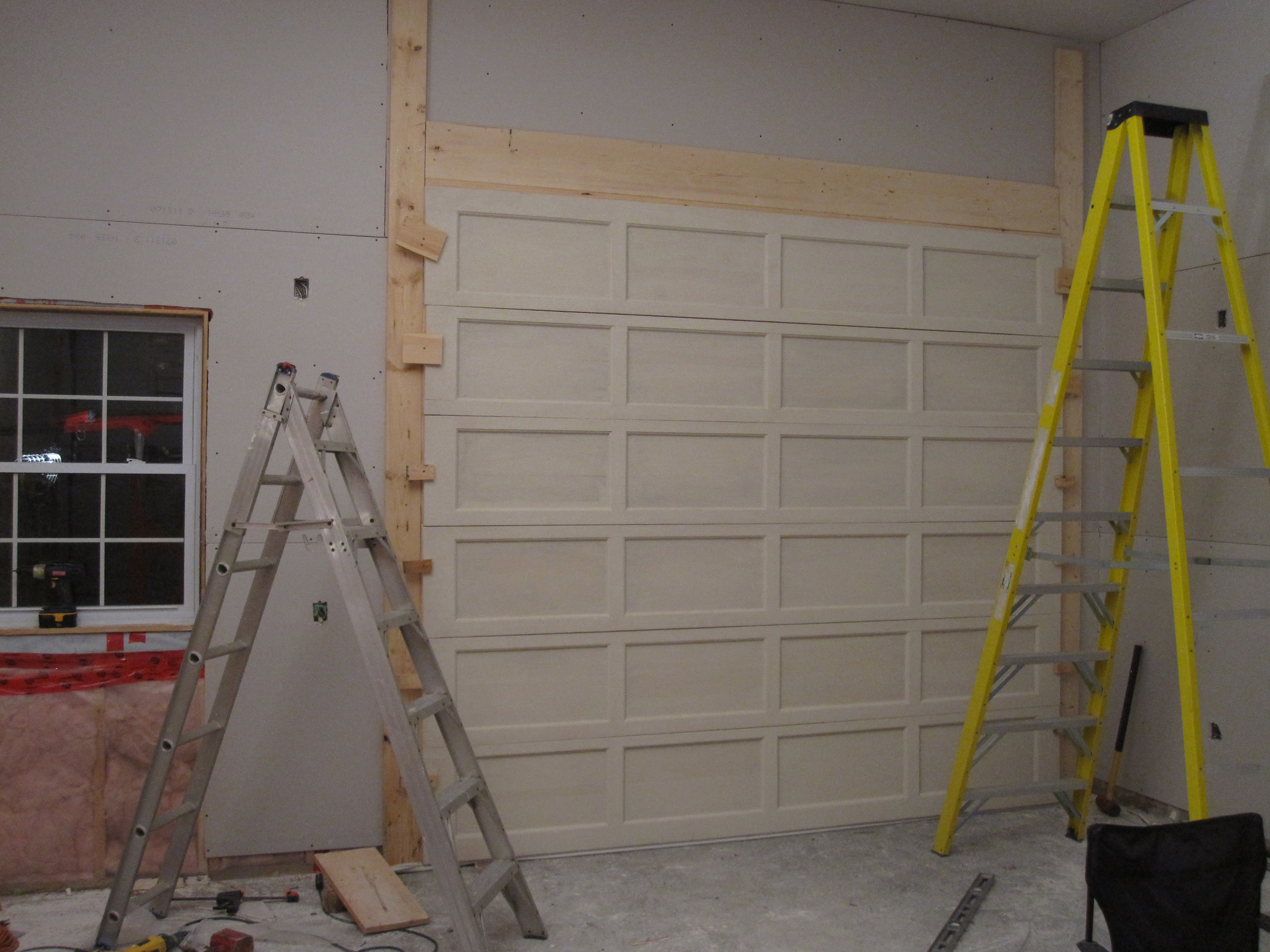 build your own garage door Walnut Diary
